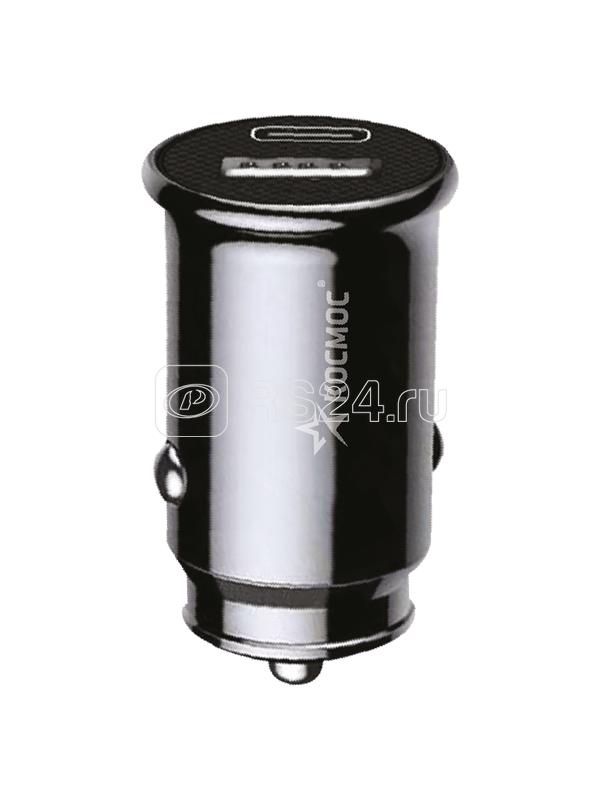 Устройство зарядное от прикуривателя автомобиля USB TYPE-C 30Вт КОСМОС KCCH30WUSBTC