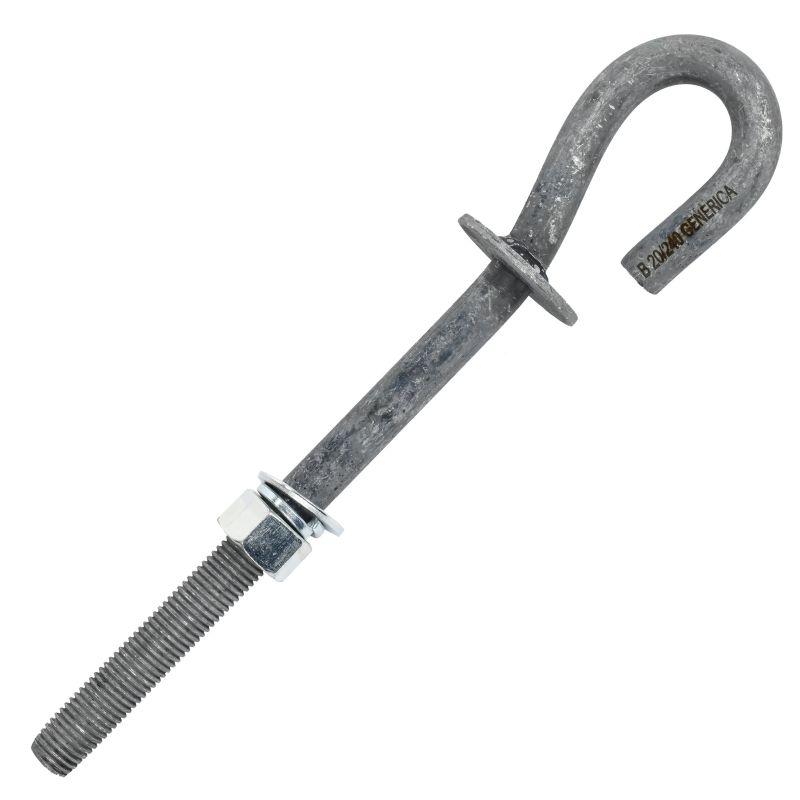 Крюк монтажный B 20/240 GENERICA UKC10-20-20-240-G