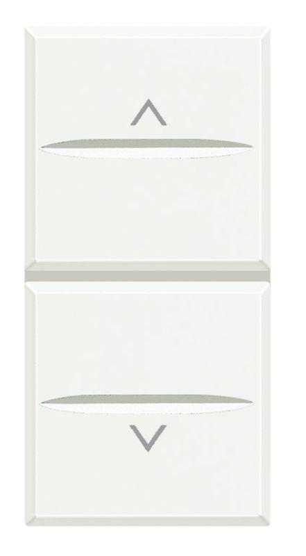 Переключатель 2-х кноп. 16А 1Р 1-0-2 2мод. Axolute бел. Leg BTC HD4027M2