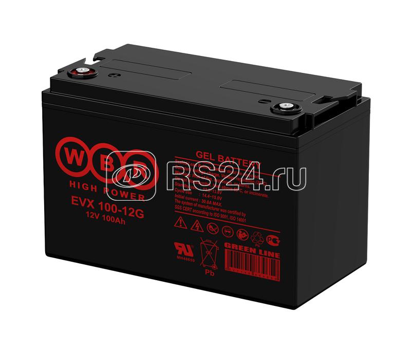 Аккумулятор тяговый 12В 100А.ч WBR EVX100-12G WBR