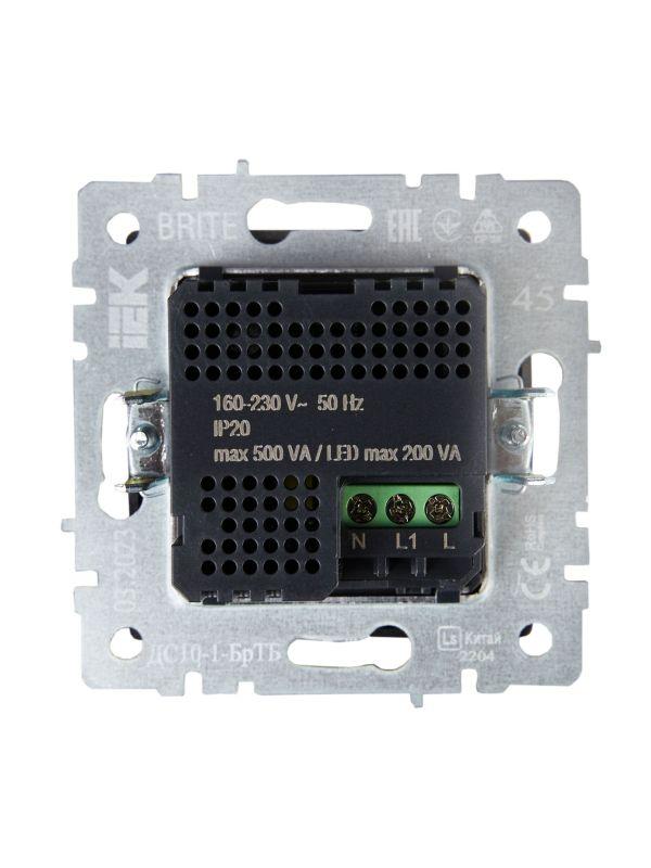 Датчик движения BRITE ДС10-1-БрТБ механизм бронза IEK BR-MS10-N-150-05-K45