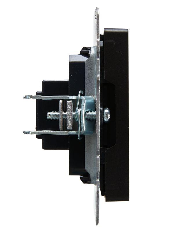 Розетка СП BRITE HDMI РHDMI-0-БрЧ механизм черн. IEK BR-H10-K02