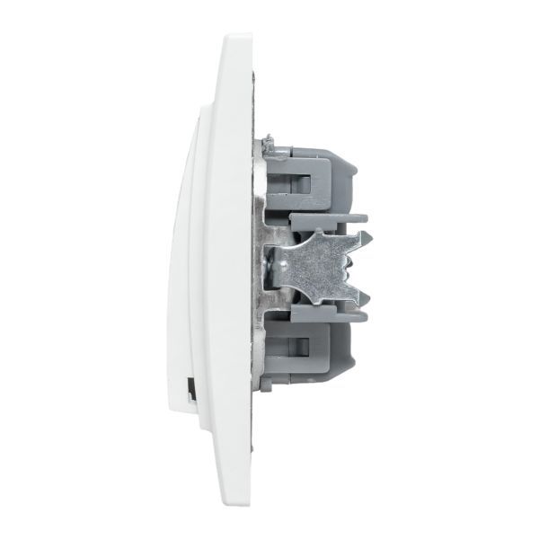 Выключатель 2-кл. СП Минск 10А IP20 с индикатором бел. Basic EKF ERV10-123-10