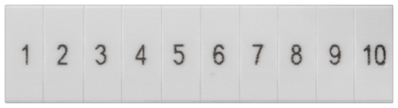 Табличка длинная 11 - 20 ZB4 Siemens 8WH81201AB15