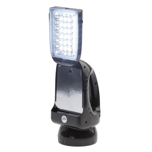 Фонарь-прожектор аккумуляторный TSP12 12 + 18LED аккум. 4В 1.8А.ч ЗУ 220В (картон. упак.) Трофи C0045551