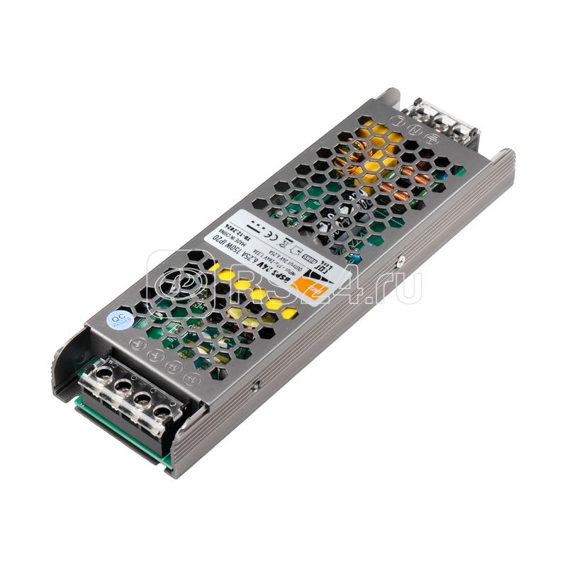 Блок питания для светодиодной ленты 150Вт 6.25А 24В IP20 BSPS метал. Pro+ JazzWay 5015593