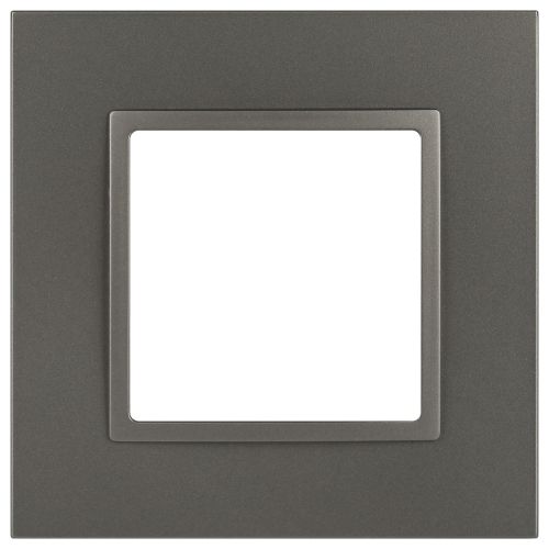 Рамка 1-м Elegance 14-5011-16 Classic для розеток и выключателей титан Эра Б0065823