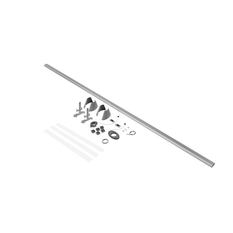 Колонна Ovaline 3.2м с пластик. крышкой алюм. Leg 653054