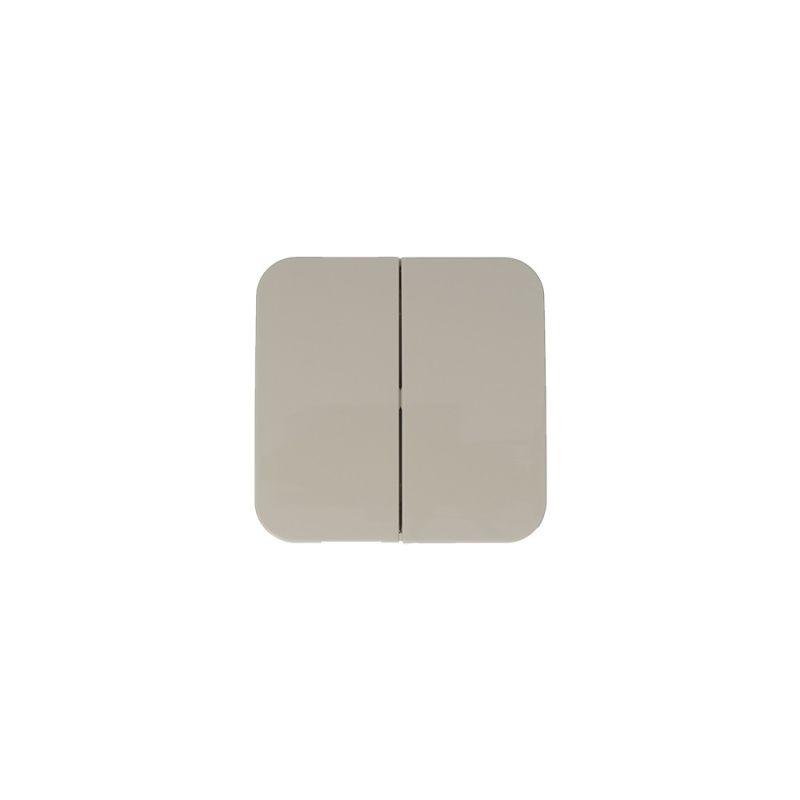 Выключатель 2-кл. ОП Blanca 10А IP20 (сх. 5) 250В с изолир. пластиной беж. SE BLNVA105017
