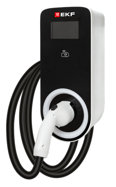 Устройство зарядное для электромобилей переменного тока 7кВт с Type 2 коннектором Impulse EKF Impulse-AC-7-T2