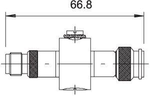 Устройство защиты от импульсных перенапр. УЗИП для коаксиального кабеля (тип разъема TNC) 130В DS-TNC m/w OBO 5093270