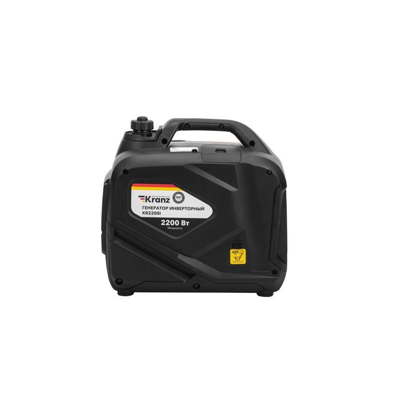 Генератор инверторный KR2200I 2.2кВт 230В 4л закрытый корпус ручной старт KRANZ KR-16-1141