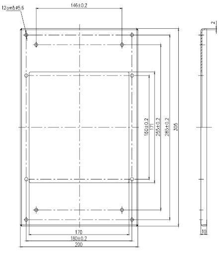 Панель ДИВГ.745512.031 переходная Механотроника 1020700222