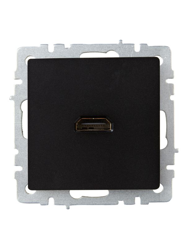 Розетка СП BRITE HDMI РHDMI-0-БрЧ механизм черн. IEK BR-H10-K02