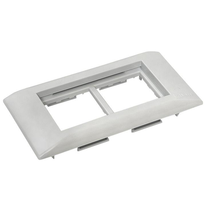 Рамка 2-м 4мод. + суппорт для парапетного кабельного канала C-Line EKF sup-4-105-50