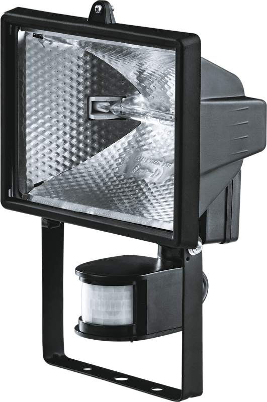 Прожектор 94 611 NFL-SH1-500-R7s/BL 500Вт R7s IP44 (ИО 500вт черн. с датчиком движ.) Navigator 94611