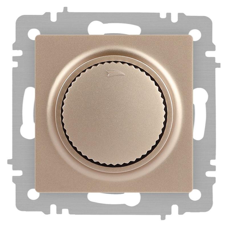 Светорегулятор поворотный СП Accent 6-401-04 600Вт 230В IP20 шампань Intro Б0063676