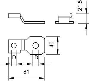 Клемма соединительная 484 M24 OBO 5240255