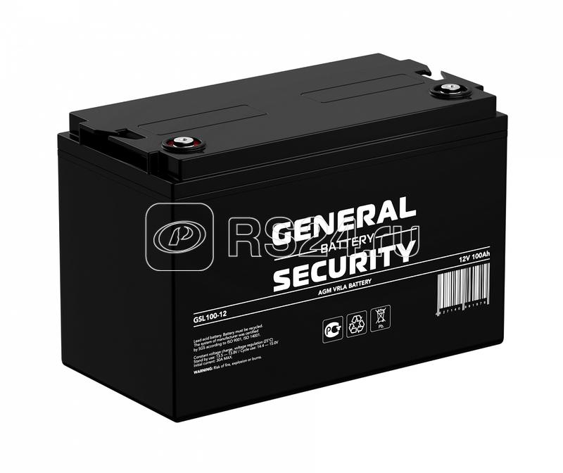 Аккумулятор 12В 100А.ч General Security GSL100-12