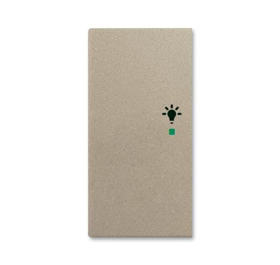 Клавиша двойная левая SRL-2-L-93 free@home освещение Basic 55 шампань ABB 2CKA006220A0658