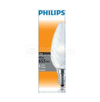 Лампа накаливания Deco 60Вт E14 230В BW35 FR 1CT/4X5F PHILIPS 921502144242