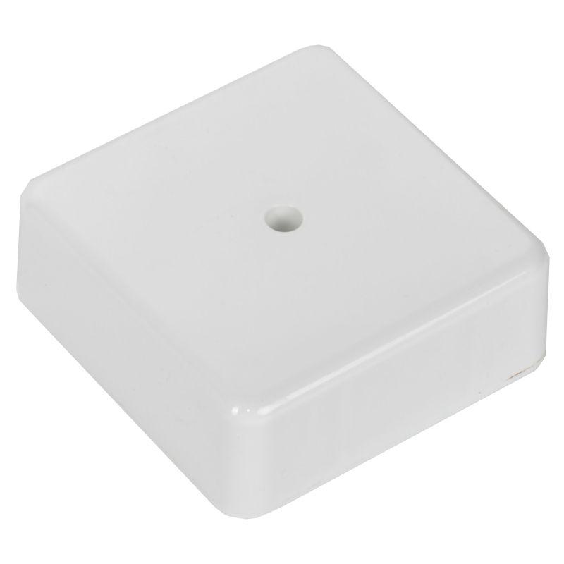 Коробка распаячная ОП 75х75х28 IP20 КМ41216-01 (6 клем. 6кв.мм) бел. IEK UKO10-075-075-028-K01