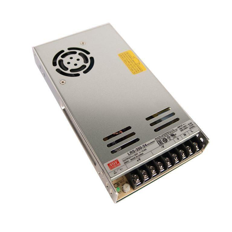 Драйвер 600Вт 24В для светодиодной ленты Meanwell LRS-600-24 IP20 225х124х41мм VARTON LRS-600-24