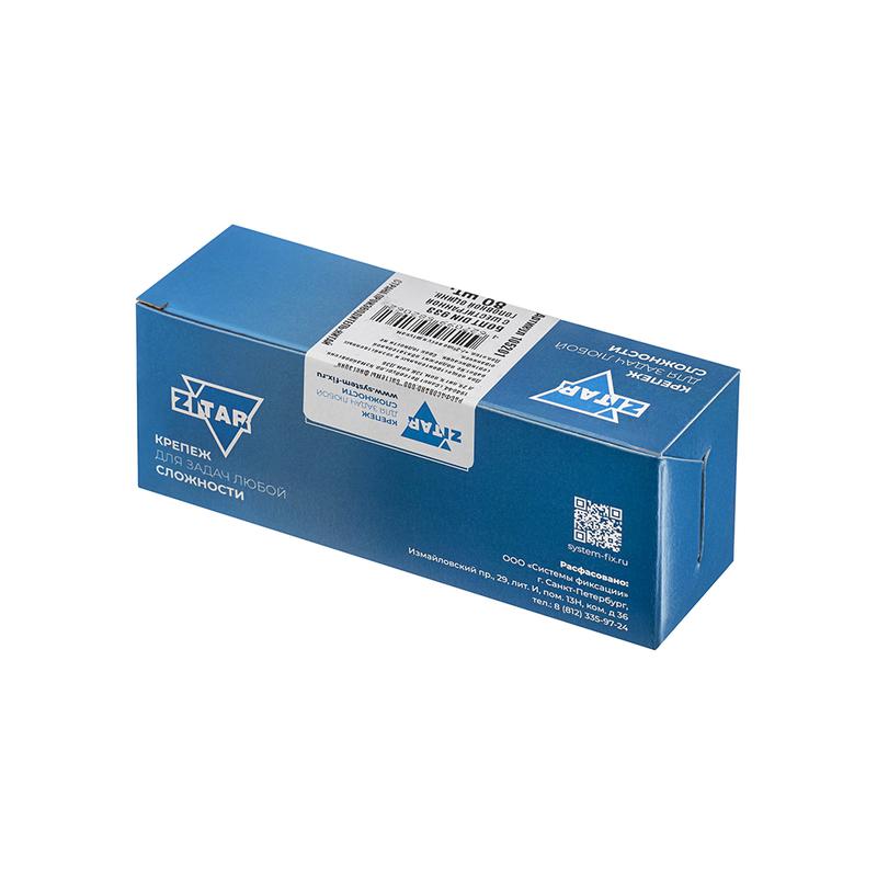 Болт с шестигранной головкой М6х20 DIN 933 оцинк. (уп.80шт) Tech-Krep/Zitar 105201