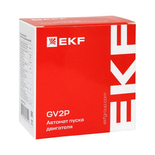 Выключатель автоматический для защиты двигателя GV2P 6.3-10А EKF gv2pm-10