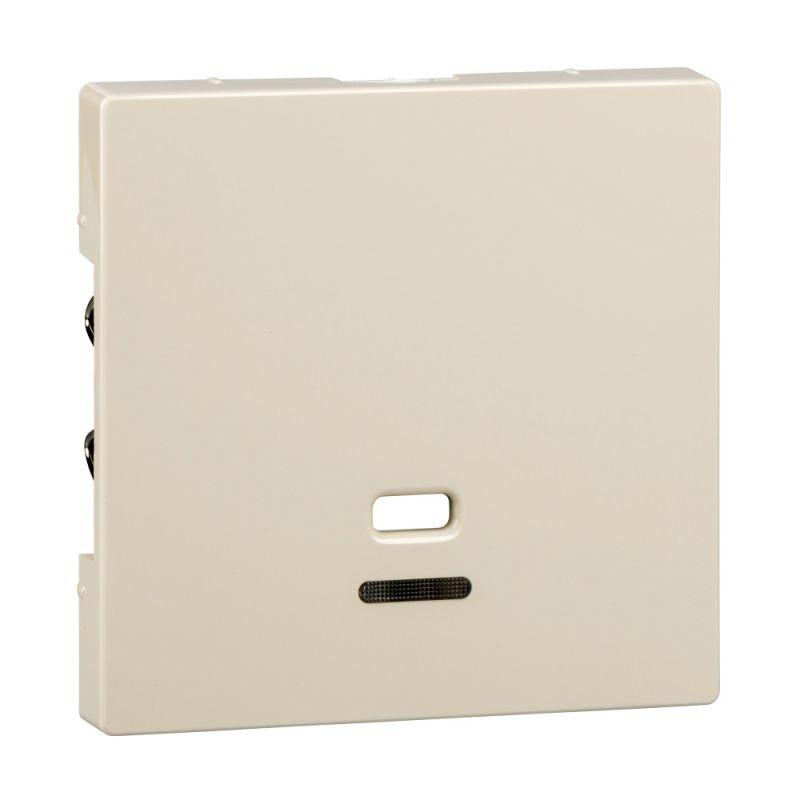 Плата Merten центральная с окошком для свет. инд. для выкл. со шнуром беж. SchE MTN3380-0344