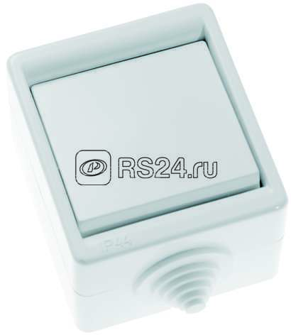 Выключатель 1-кл. ОП 10А IP44 А110-015 бел. Кунцево 5904