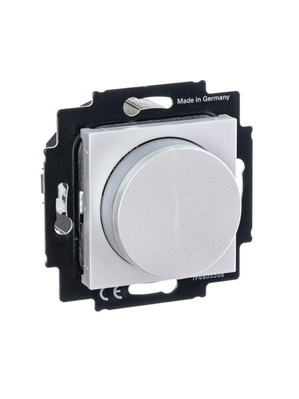 Светорегулятор поворотно-нажимной Levit 60-600Вт R жемчуж./ледяной ABB 2CHH942247A6068