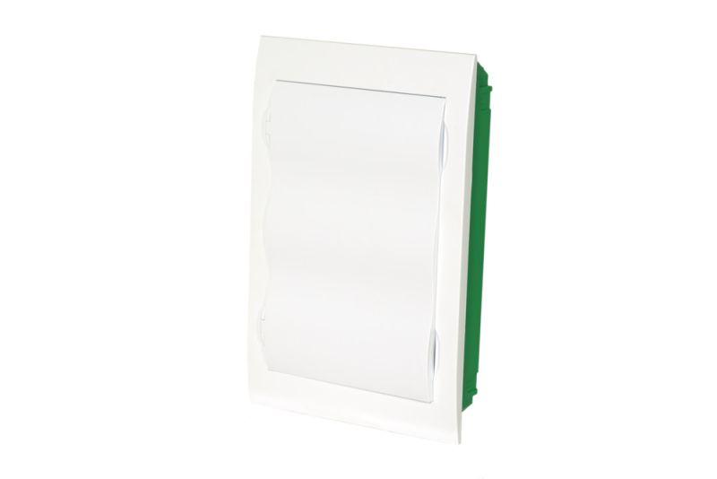 Корпус встраиваемый City9 Box IT 3 ряда 36мод. 2 розетки с бел. дверцей SE EZ9E312P2FIT