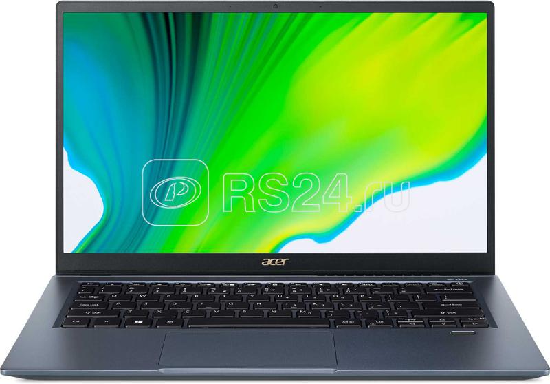 Ультрабук Swift 3X SF314-510G-592W Core i5 1135G7/8Gb/SSD512Gb/Intel Iris Xe Max 4Gb/14дюйм/IPS/FHD (1920х1080)/Windows 10/blue/WiFi/BT/Cam/3815мА.ч NX.A0YER.009 ACER 1440085
