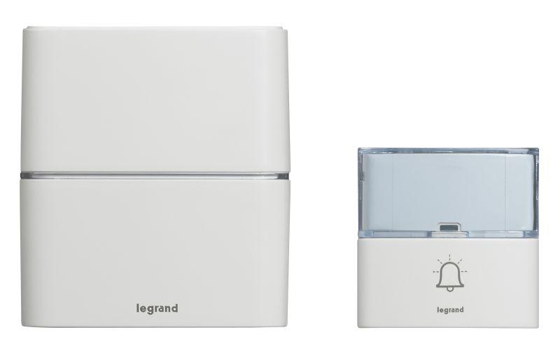 Комплект беспроводного звонка "Премиум" 30 рингтон. дальн. 200м бел. Leg 094270