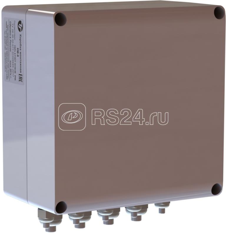 Коробка монтажная для установки в нее электронных или электроустановочных устройств IP66 175х175х100мм КМ-8 Тахион 40069