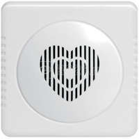 Звонок проводной Сюрприз 12 мел. 220В 2ААх1.5В 80-90дБА бел. Тритон СР-02К