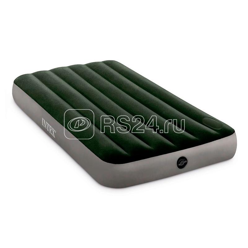 Матрас надувной 99х191х25см+встр. ножной насос (64761) INTEX 6941057418452