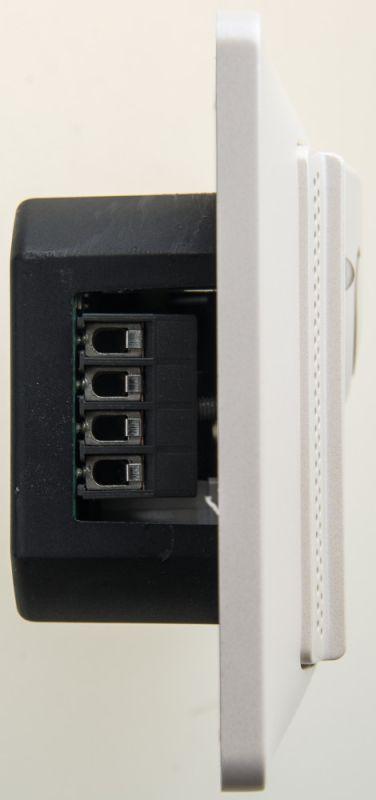 Термостат Glossa электронный для теплого пола с датчиком 10А в сборе перламутр SchE GSL000638