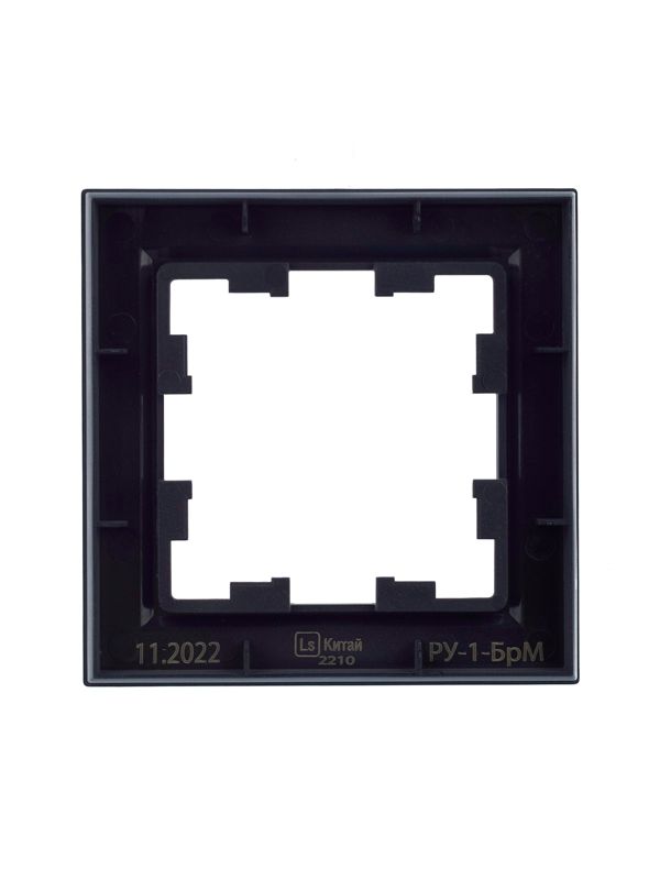 Рамка 1-м BRITE РУ-1-БрМ маренго IEK BR-M12-K35