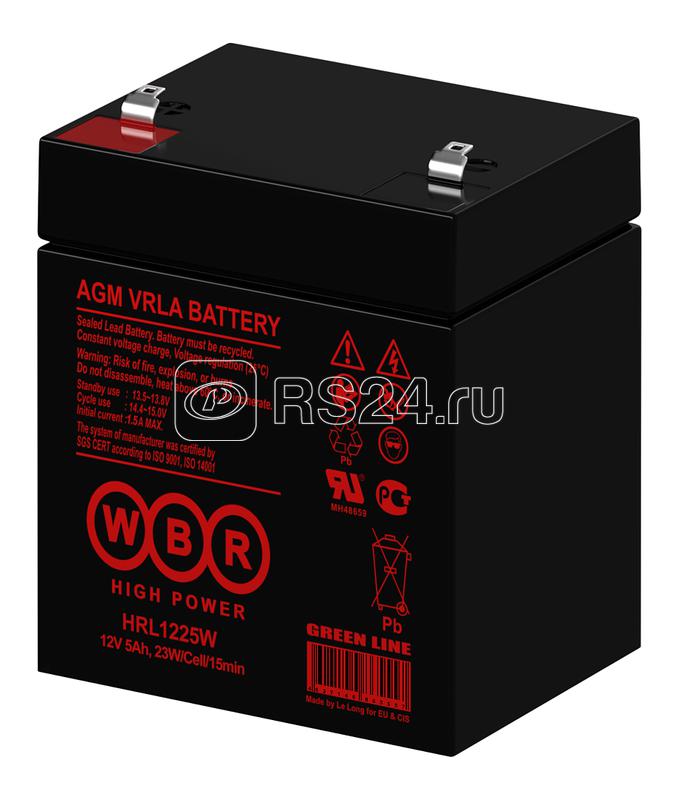 Аккумулятор 12В 5А.ч WBR HRL1225W WBR