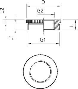 Адаптер 165 ADA PG29-M25 OBO 2088289