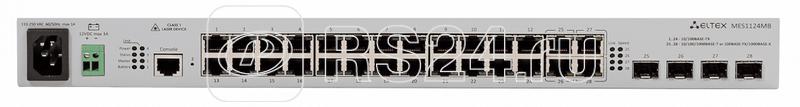 Коммутатор Ethernet 24 порта 10/100 Base-T 4 порта 10/100/1000 Base-T/1000Base-X (SFP) L2 220В AC 12В DC ELTEX MES1124MB_AC