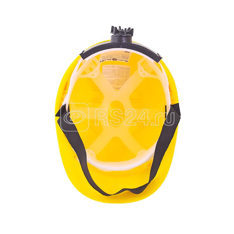 Каска Европласт пластик храповик желт. ЕЛАНПЛАСТ КАС104-Ж