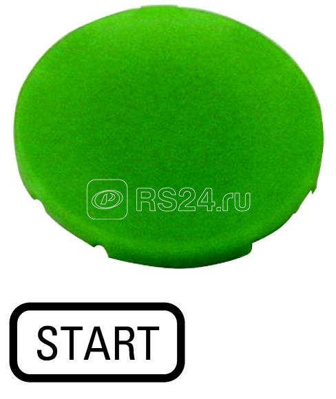 Шильдик кнопочный плоский "START" M22-XD-G-GB1 зел. EATON 218196