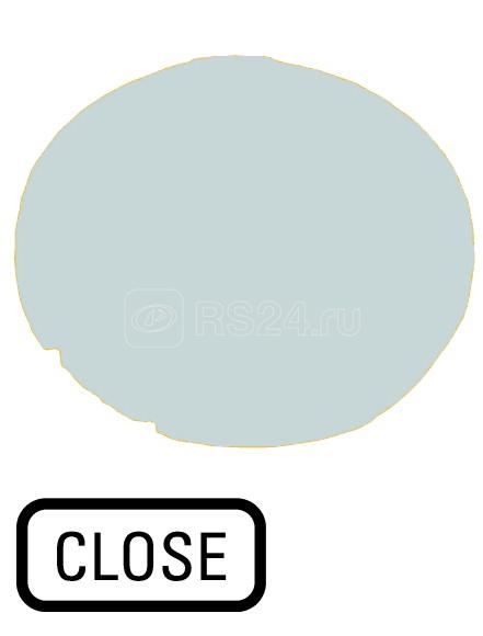 Линза в кнопки M22-XDL-W-GB2 с подсветкой плоская "ЗАКРЫТЬ" бел. EATON 218330