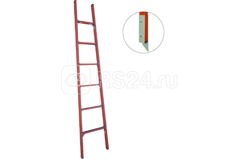 Лестница приставная диэлектрическая ЛСПД-2.5 Евро Мг стеклопластик. Антиток Д471540