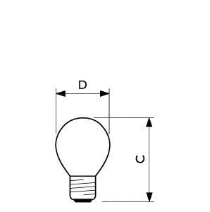 Лампа накаливания Party P45 15W E27 220-240V Blue (син.) Philips 871150017747650