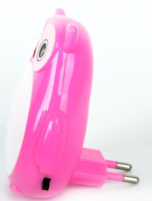 Светильник светодиодный NL-243 "Сова" 220В ночник с выкл. Camelion 14263