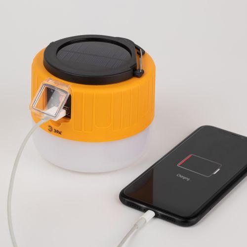 Фонарь аккумуляторный кемпинговый KA-601 Пегас на солнечной батарее + ДУ Эра Б0054043